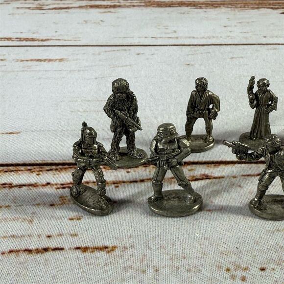 🛸 Star Wars Monopoly Pewter Tokens & Coins Lot | Ultimate Sci-Fi Game Bling - Picture 3 of 5